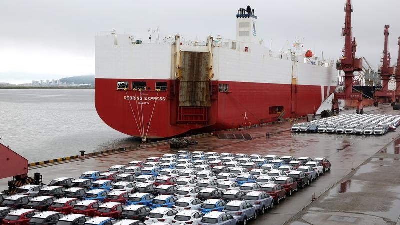 China's auto exports surge 54.4% in the first seven months